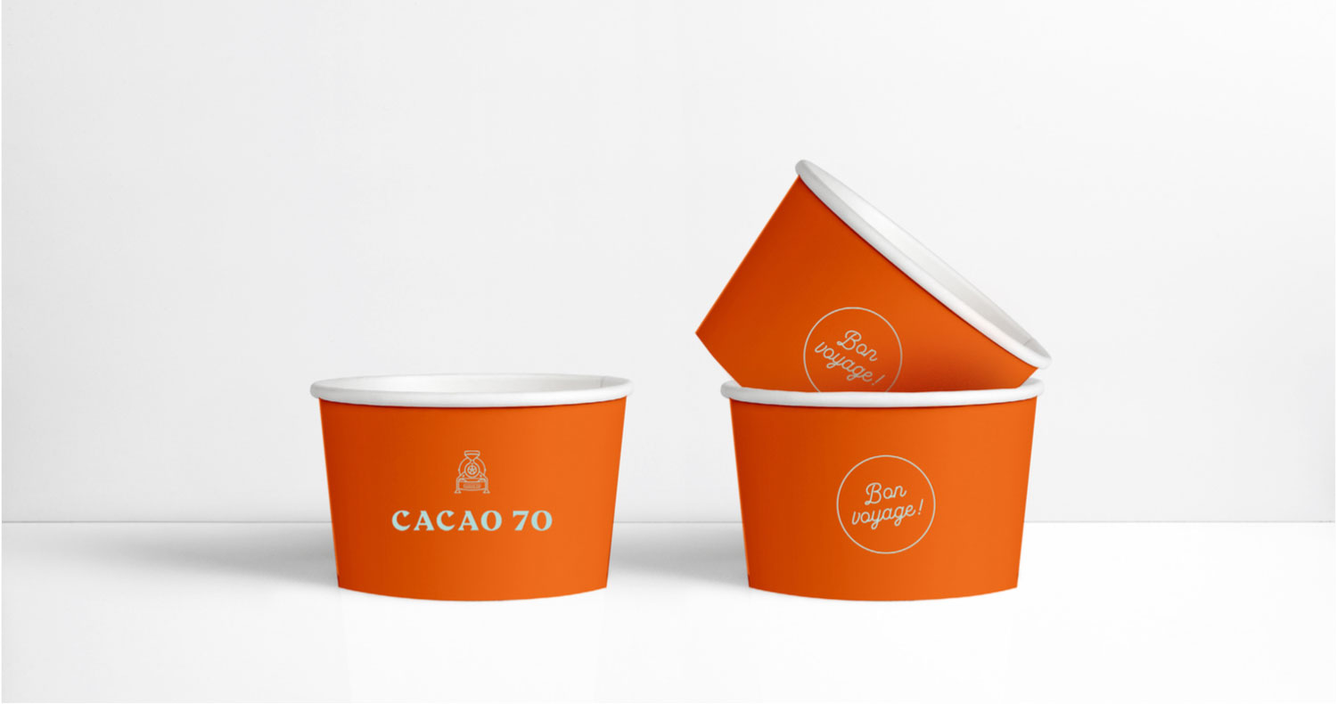 全球顶级热巧克力品牌 Cacao70 品牌设计