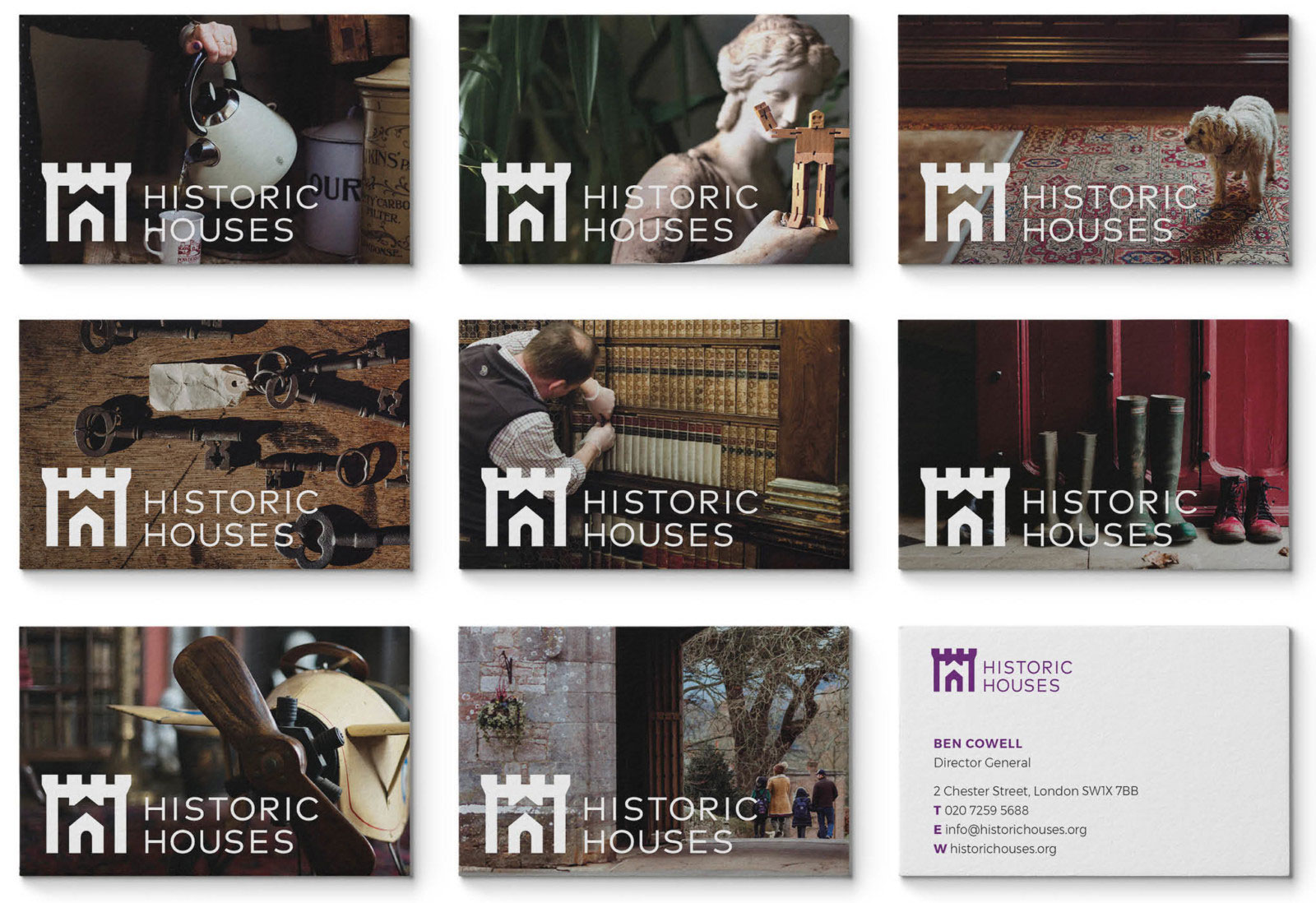 Historic Houses 英国历史建筑协会视觉形象设计
